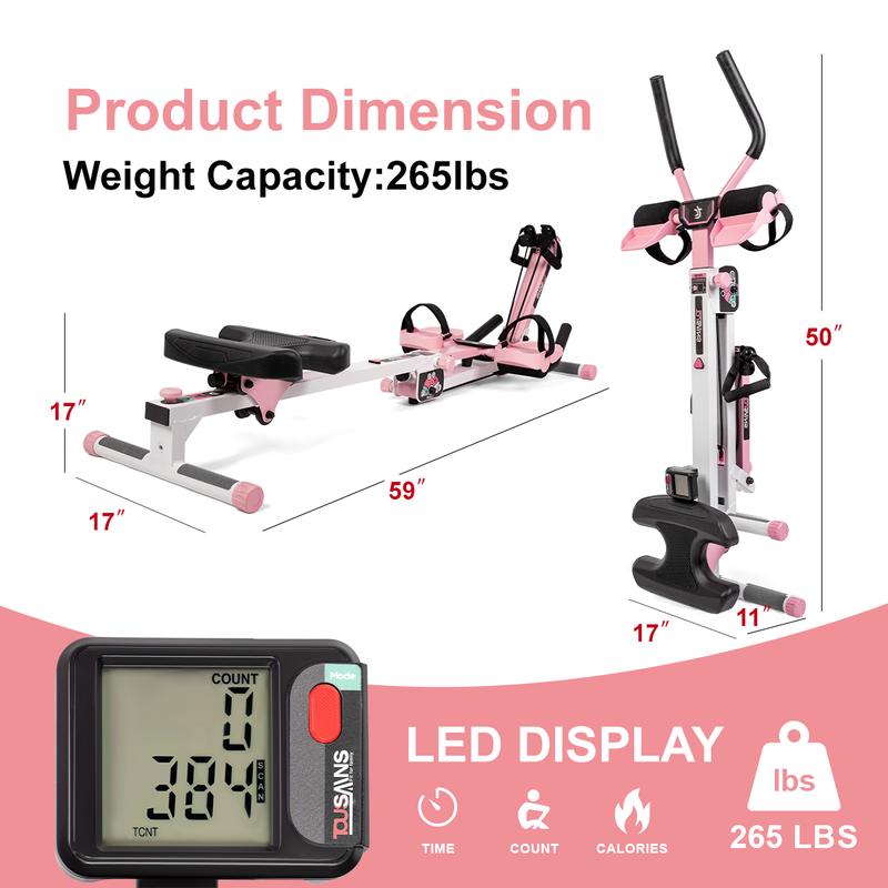 Summer Turn-Up AB Core Trainer Pro: Tummy Workout & Full Body Conditioning ｜Foldable Abdominal Machine with Muscle Toning