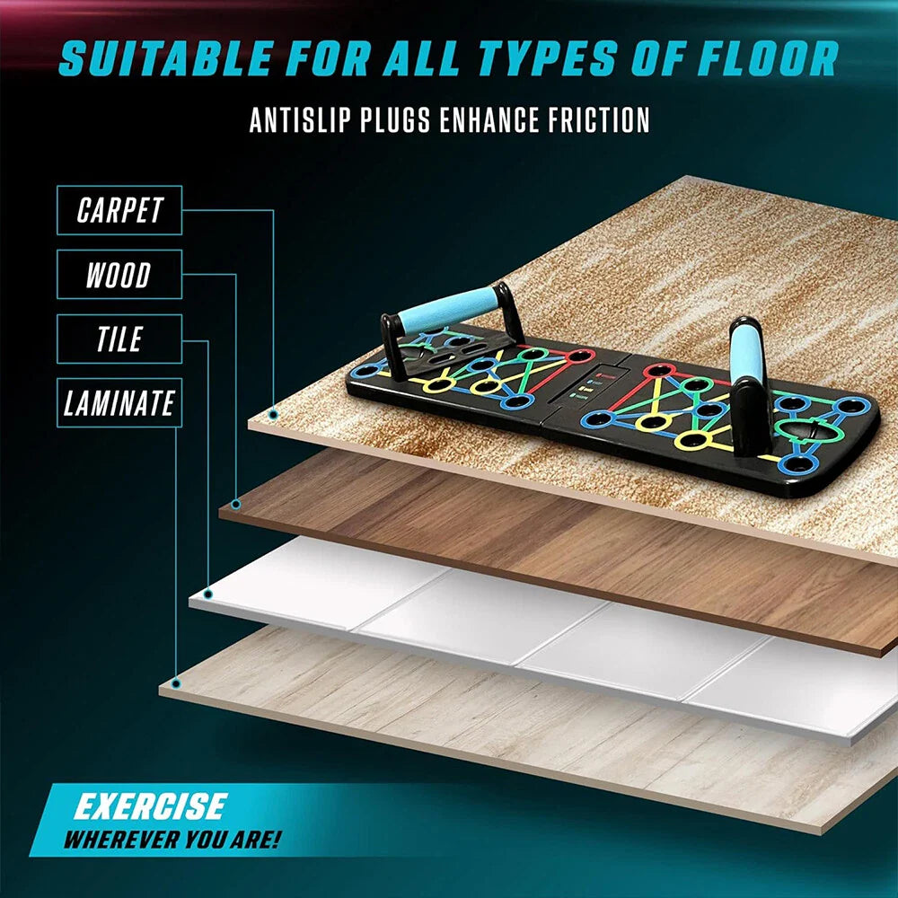 24 in1 Push Up Board Multifunctional Portable Fitness Workout Push-up