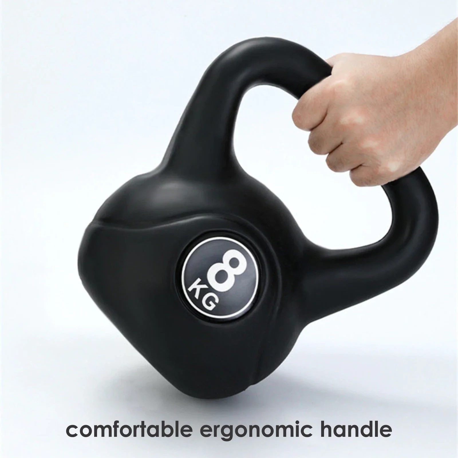 2-24kg Vinyl Kettlebell Weight Set Kettlebells Exercise Home Fitness Workout Gym