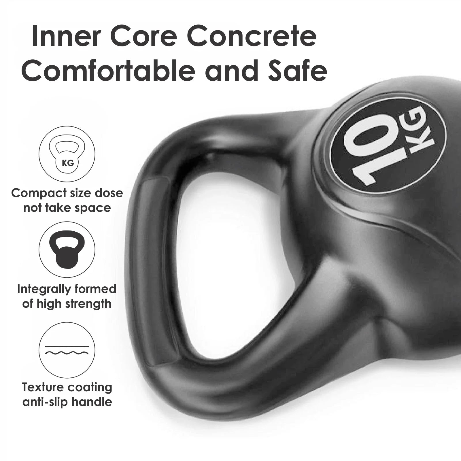 2-24kg Vinyl Kettlebell Weight Set Kettlebells Exercise Home Fitness Workout Gym