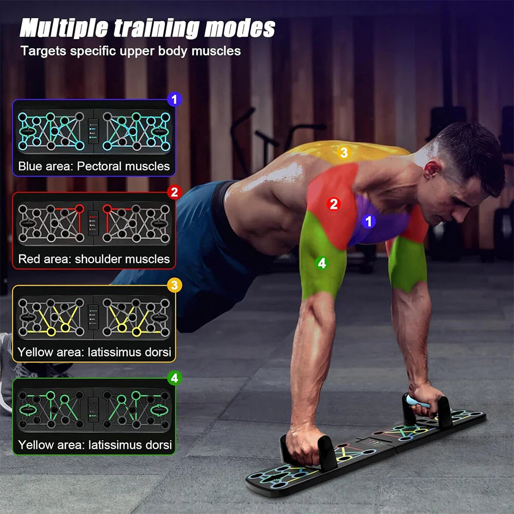 24 in1 Push Up Board Multifunctional Portable Fitness Workout Push-up