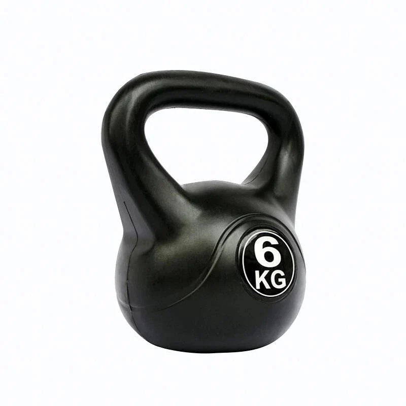 2-24kg Vinyl Kettlebell Weight Set Kettlebells Exercise Home Fitness Workout Gym