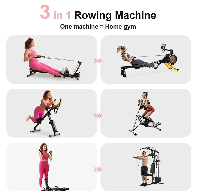 Summer Turn-Up AB Core Trainer Pro: Tummy Workout & Full Body Conditioning ｜Foldable Abdominal Machine with Muscle Toning